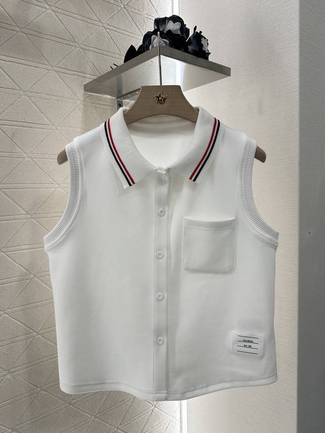 chane*2025 New Arrivals Sleeveless Top Skirt Set Customized Yb Twill Cotton M