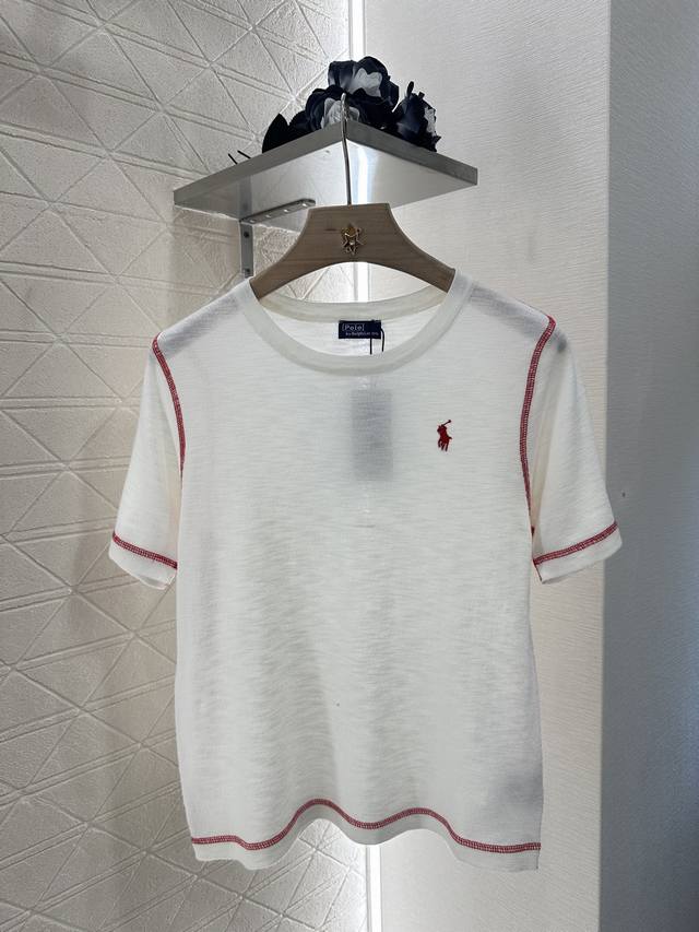 ralph Lauren*2025 New Arrivals Visible Stitch Knit Tops Custom Yb Imported Si