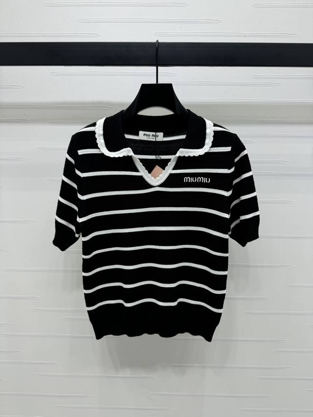 New Original High-End Quality Miumi*2025 Spring And Summer Latest Series Striped