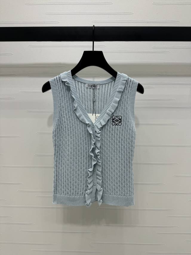New Original High-End Quality Loew*2025 Spring And Summer Latest Series Ruffled