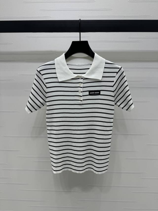 New Original High-End Quality Miumi*2025 Spring And Summer Latest Series Striped