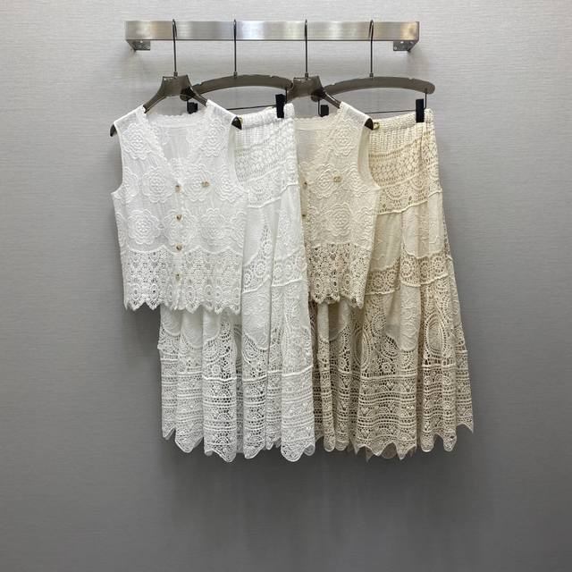 va*25Ss Whole Piece Heavy Work Positioning Embroidery Sexy V-Neck Vest Top Sk