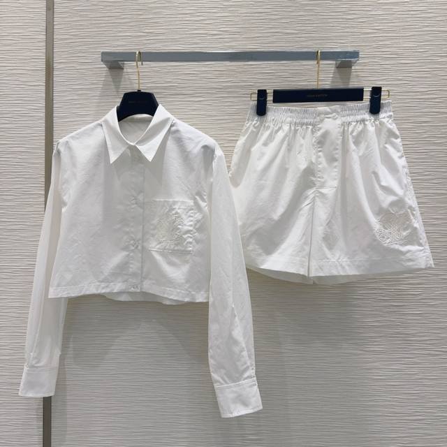 louis Vuitto*2025Ss New Shirt Set, The Style Is Cute And Cute, And Everyone C