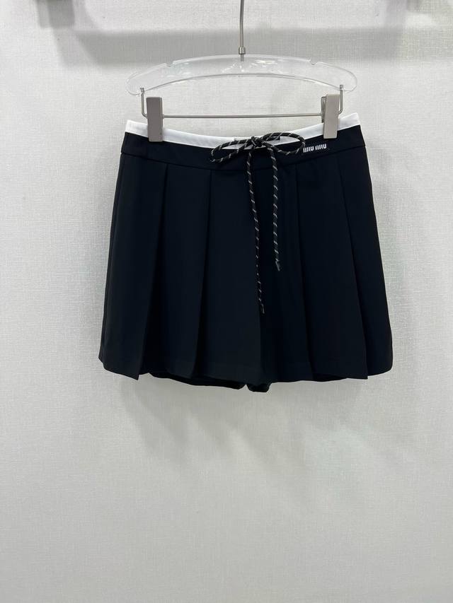 miumi*25 New Style Pleated Short Skirt For Girls, Intellectuals, Fashionable