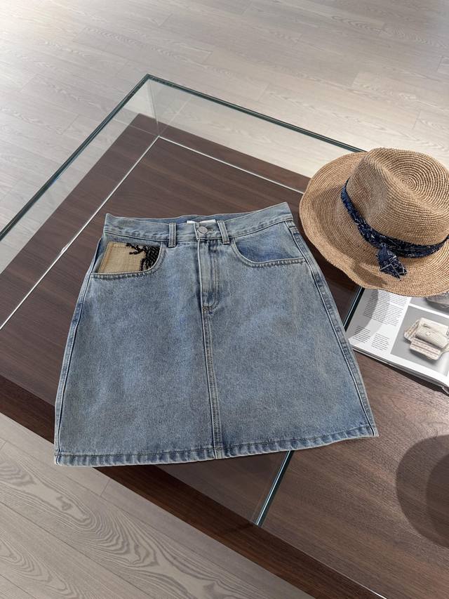 ys New Summer Collection 100% Cotton Denim With Safety Lining Heavy Linen Emb