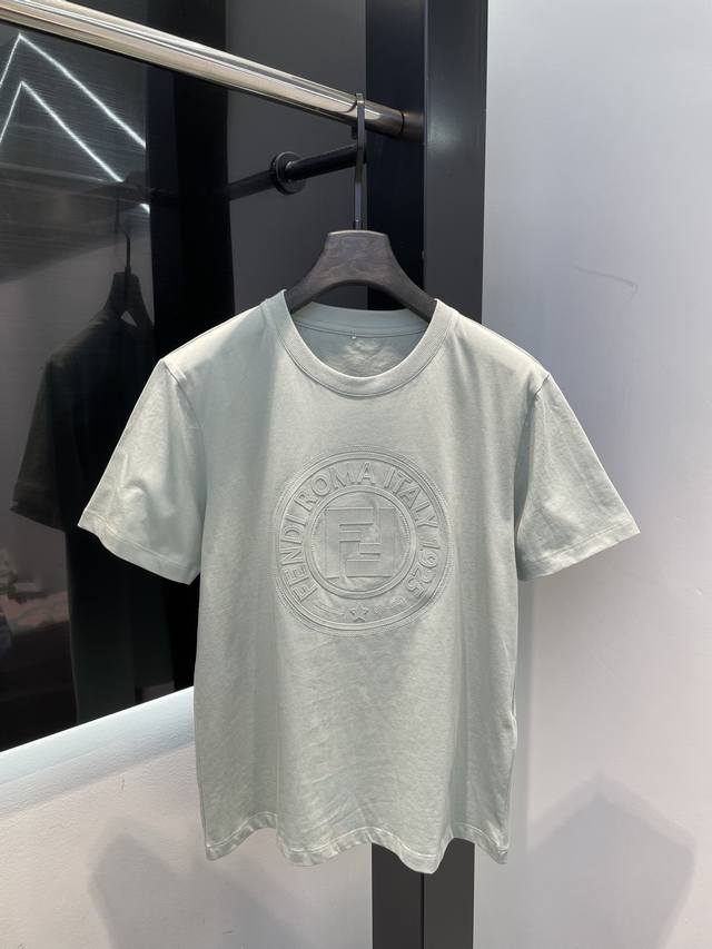 fendi25Ss Spring And Summer New Model, The Latest Short-Sleeved Round Neck T-