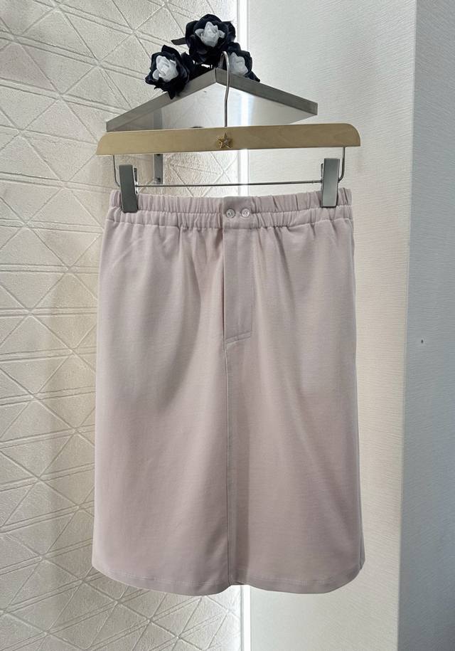 louis Vuitto*2025 New Arrivals Pocket Metal Midi Skirt Custom Yb Twill Cotton