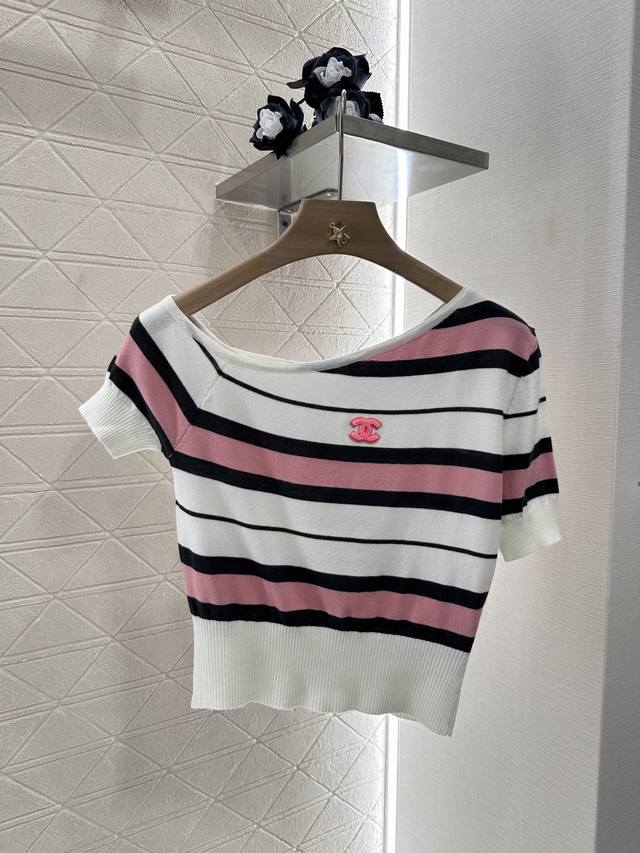 chane*2025 New Arrivals Off-Shoulder Knitted Short Sleeves Customized Yb Impo