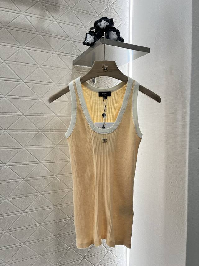 chane*2025 New Arrivals Slim Fit Knitted Vest Customized Yb Cotton Yarn Weavi
