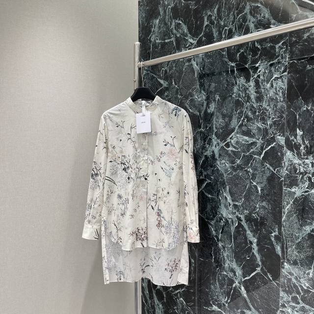 d Home 25 New Summer Printed Long Sleeve Shirt Fresh And Elegant Printed Shir