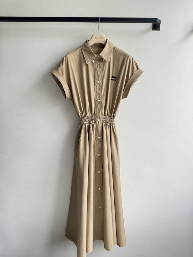 miumi* New Style Dress Khaki Dress, Put On And You Will Be Full Of Temperamen