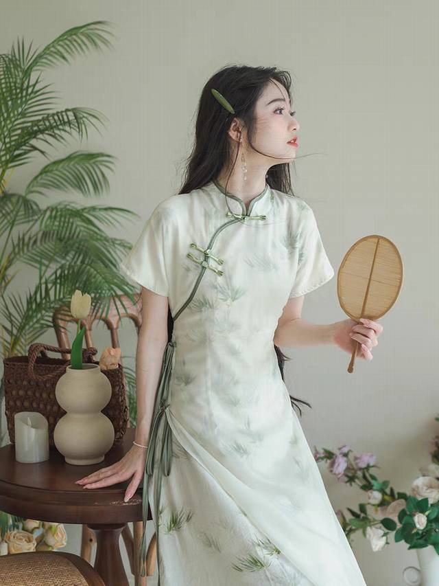 Huge Hit Order Hot Sale New Chinese Style Improved Cheongsam Summer New Style Ge
