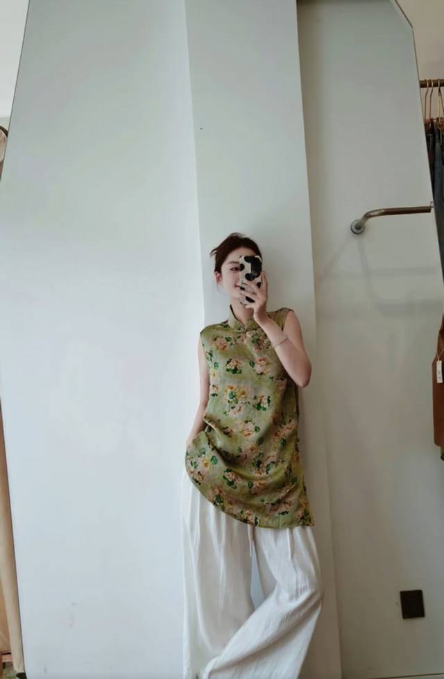 Ten Takes Ten Make Up New Chinese Elegant National Style Button Jasmine Flower V