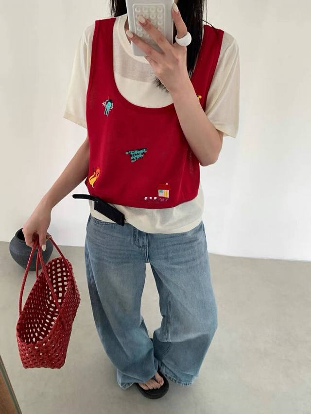 New Update Tianshuang Linen Fake Two-Piece Heavy Work