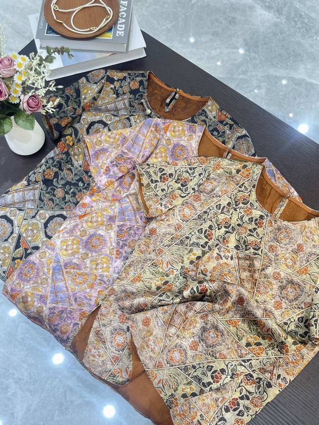 New Exclusive Original Design Rayon Xiangyunsha Fabric Breathable High-End Tempe