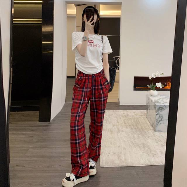 Size Sml-Xl-Xxl Color White ~ Plaid Fabric Cotton ~ Polyester Style Loose, Soft