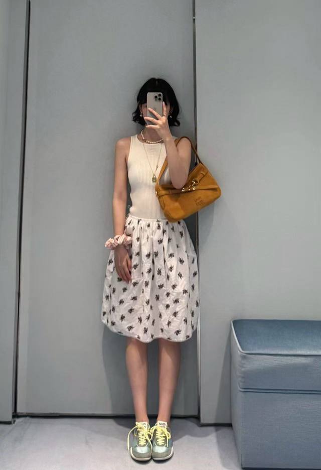 miu Direct-Injection Linen Lace SkirtExclusive Yb Development High-Edition Im