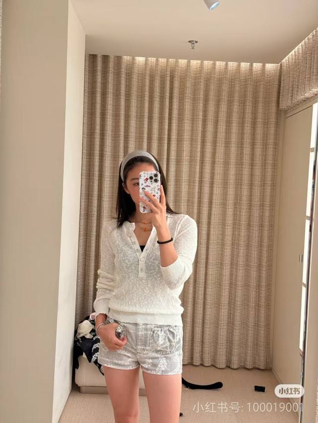 Xiaoxiangfeng Ss Spring And Summer New Printed Denim Shorts Sm L