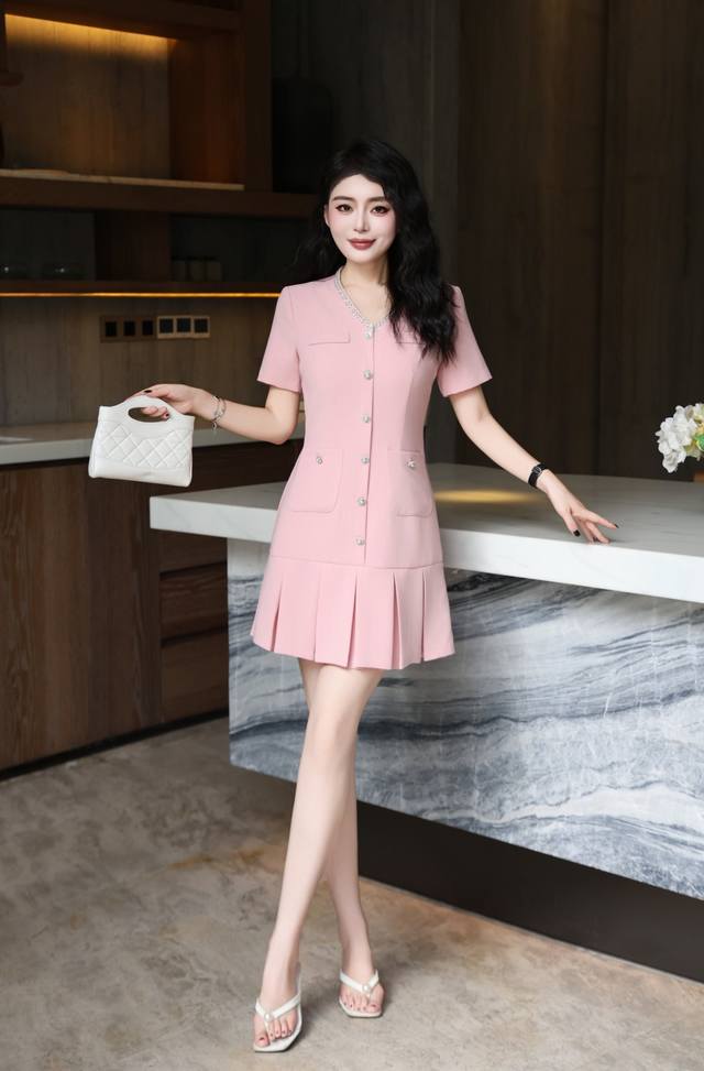 Black Pink S-Xxl 5 Sizes ~ New Arrival, High-End Atmosphere, Light Luxury, Celeb