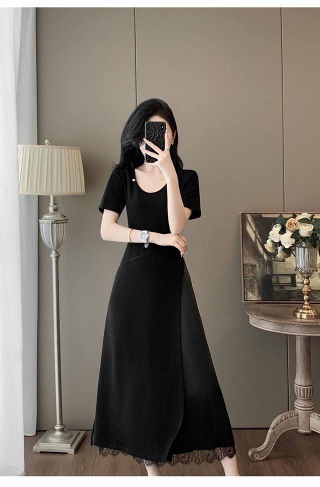 Real Shot Of Large Size Women's Clothing New Summer Fat Girl Stylish Age-Reducin