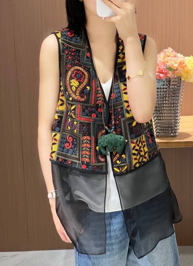 New Model Delivery Retro New Chinese Style Fashionable Embroidery Hit Silk Organ