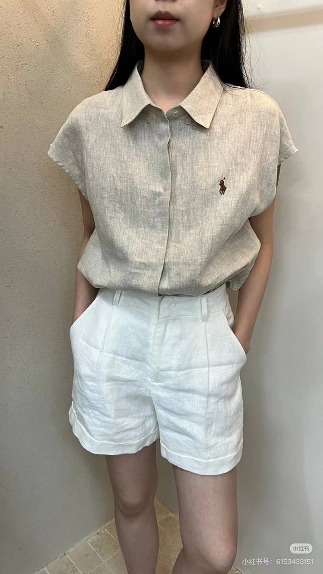 Super Running Volume Ralph * Lun Versatile Solid Color Loose High Quality Linen