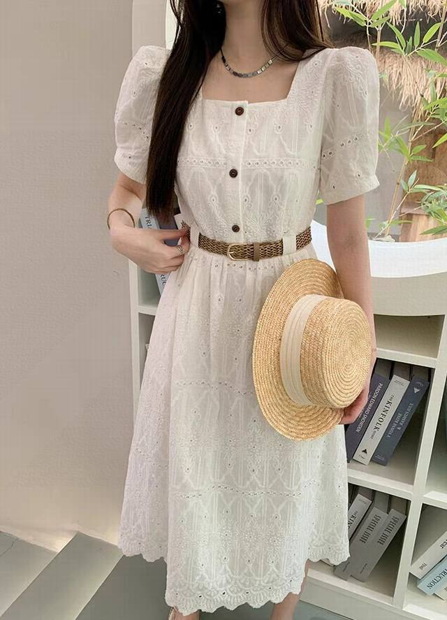 Is Out Of Stock. High-Grade, Gentle And Elegant Tea Break Fairy Dress. Medium-Le