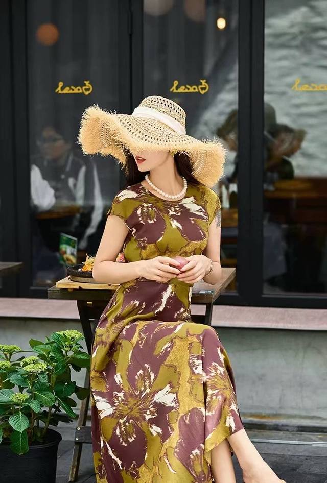 French Romantic Dried Rose Dress Uses The Color Of Sunset To Enjoy The Romantic