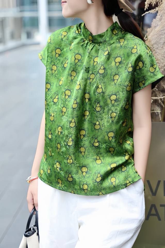 Invincible Hot Style High-End Unique Eight-Treasure Gourd New Chinese Style Top