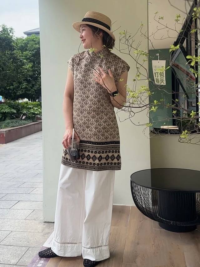 Positioning Printing Cool Artistic Dress 100% Mulberry Silk S-Xl