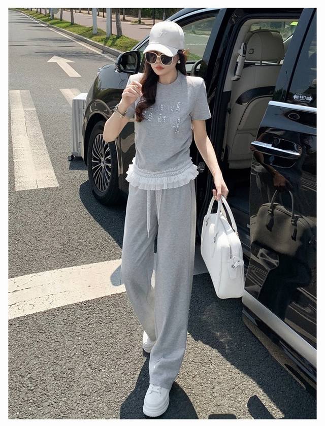 Casual Sports Suit Female Summer New Slim High-End Network Celebrity Street Shor