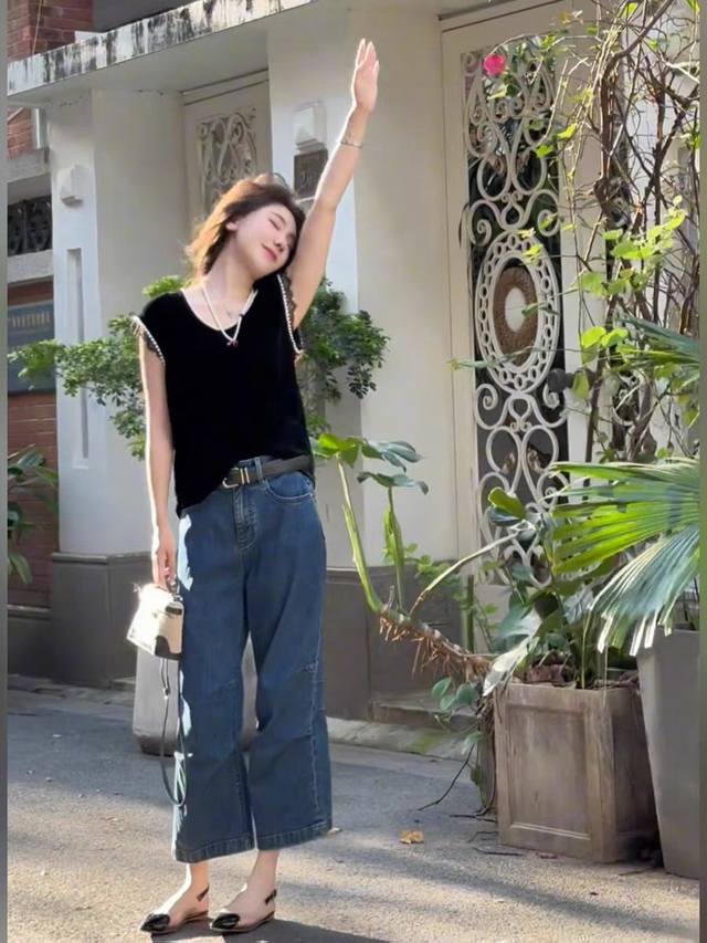 Running Volume Price Silk Velvet Top Versatile And Not Picky Simple Atmosphere S