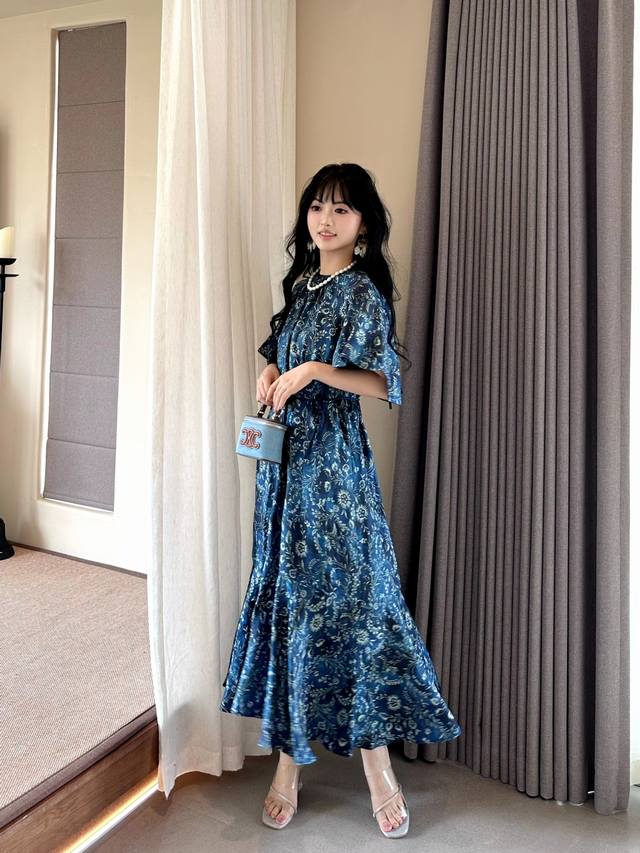 aum Style Silk Xiangyun Yarn Sangbo Satin Blue And White Porcelain Series Lot
