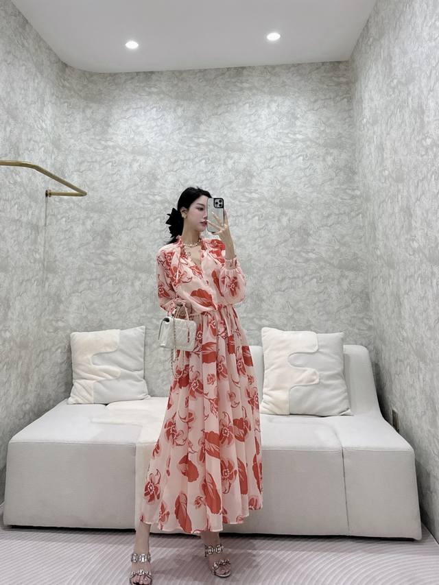 New Tang Yan And Stefanie Sun Style Super Fairy Floral Holiday Style Dress S-Xl
