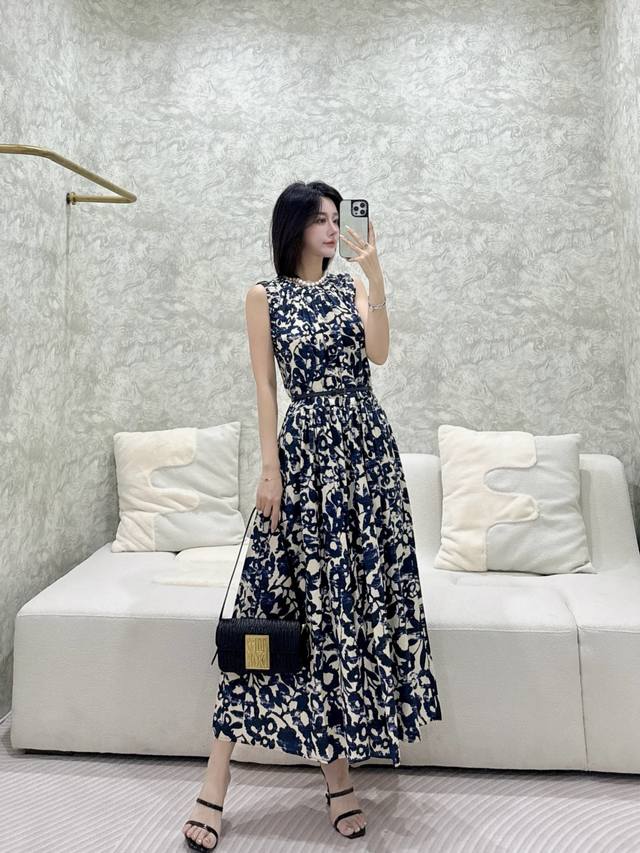 New Slim Fashion Sleeveless Waisted Dress S-Xl