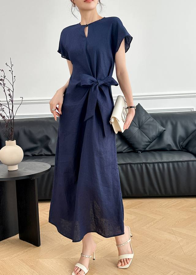 Linen Suspender Dress White With Suspenders Inside Size: 5 Sizes S Xxl Color Ora
