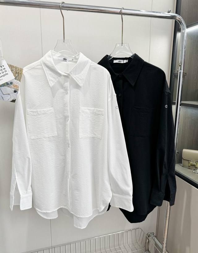 Product Name Alo Pure Desire Sunscreen Texture Pocket Shirt Size Sml Color Black