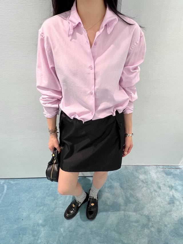 prada 25 Early Spring Show Shirt Prada Show Blue Shirt Is So Beautiful, It Is