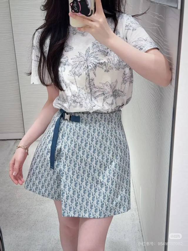 dior25 New Style Skirt Pants Original Custom Fabric Is Crisp, Comfortable And