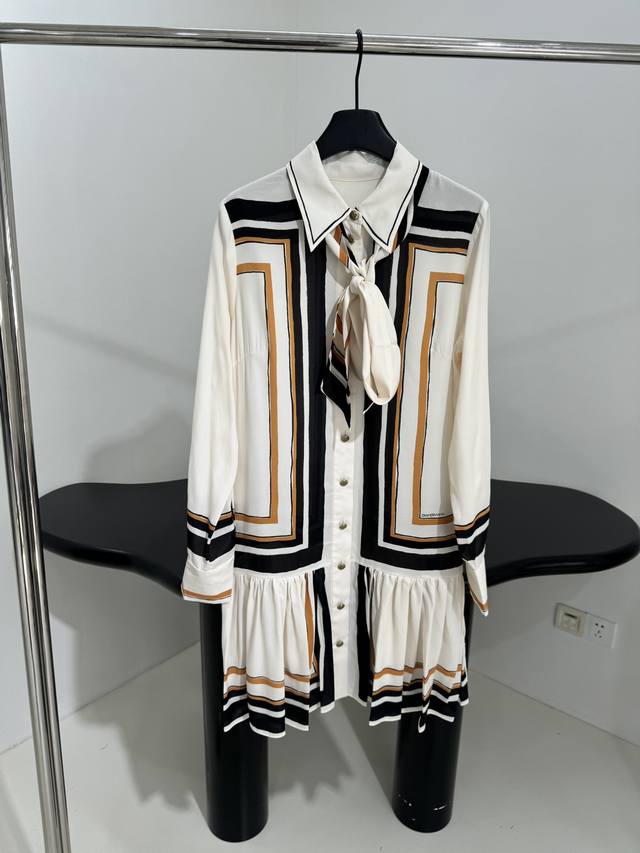 New Silk Dress Made Of Heavy Silk Fabric With A Belt Made Of The Same Fabric Ple