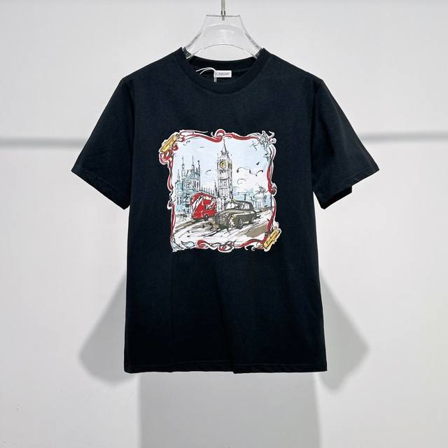 2025Ssbur The Latest Spring And Summer Round Neck Fashion Short-Sleeved T-Shi