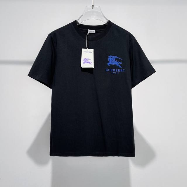 2025Ssbur Micro-Logo Warhorse Short-Sleeved T-Shirt *Customized Cotton Fabric