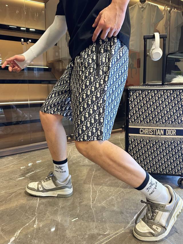 Dior Three-Standard Complete 2025 Summer New Men's Casual Shorts High-End Custom