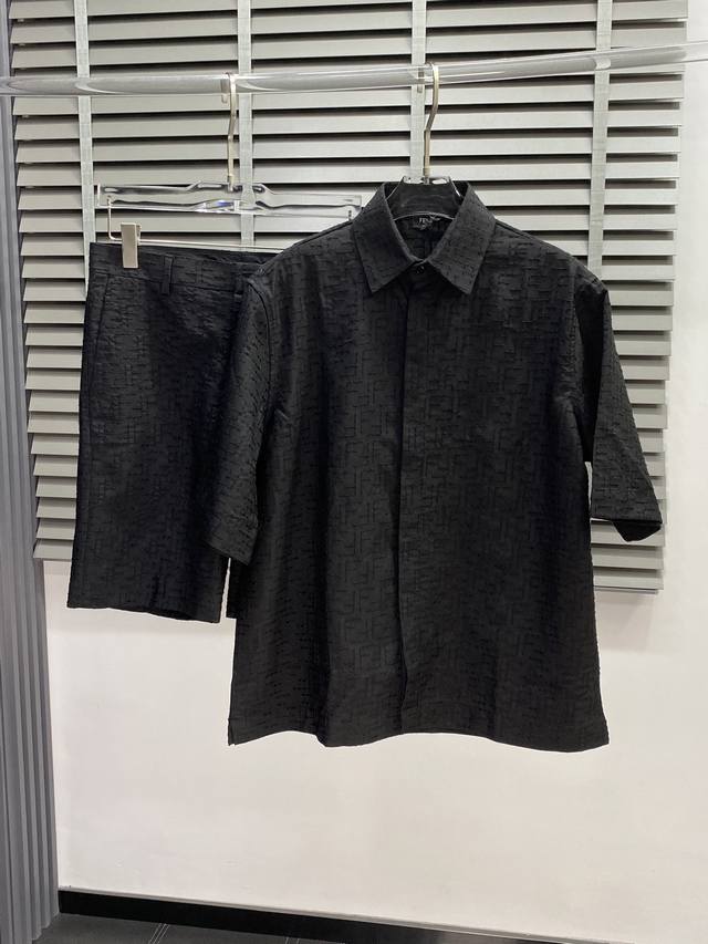 Short-Sleeved Shorts Fendi Exclusive Spring And Summer New Counter Same Set Brea