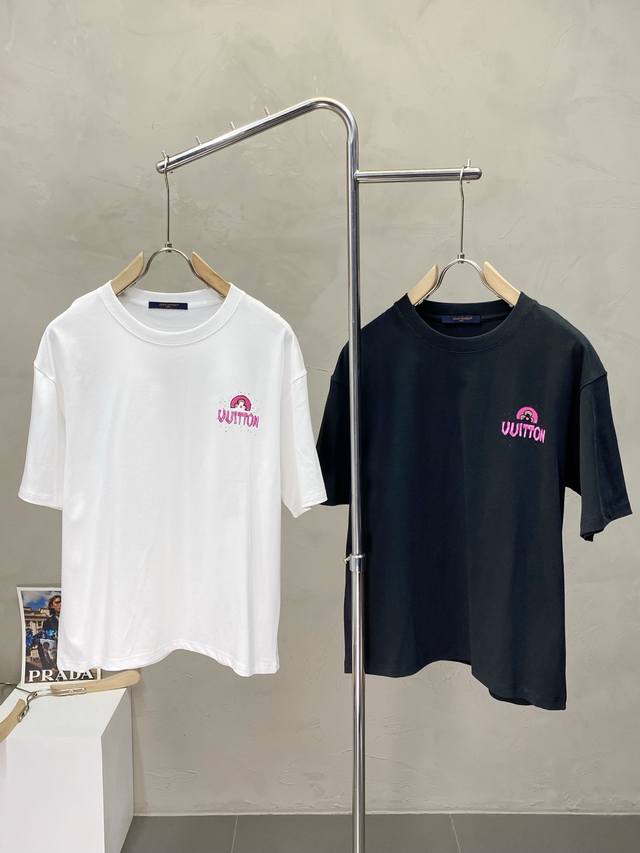 louis Vuitton Louis Vuitton Exclusive New Original Men's Casual Short-Sleeved