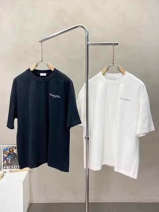 dior Exclusive New Original Men's Casual Short-Sleeved High-End Customization