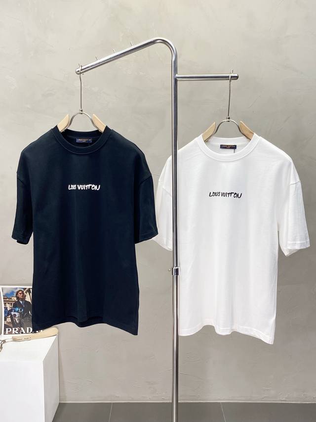 louis Vuitton Louis Vuitton Exclusive New Original Men's Casual Short-Sleeved