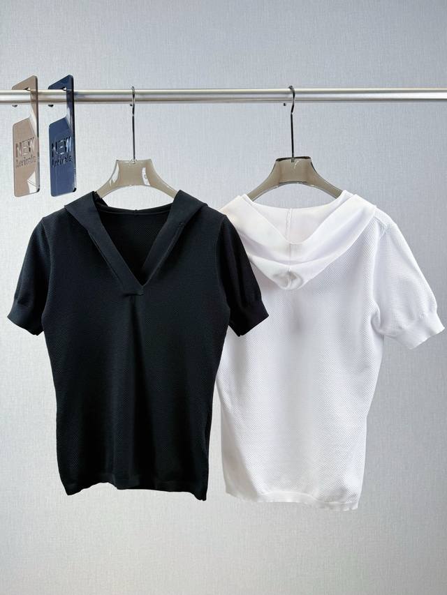 a Home V-Neck Hooded Short-Sleeved Shirt Imported Yilite Fabric Yilite Has Go