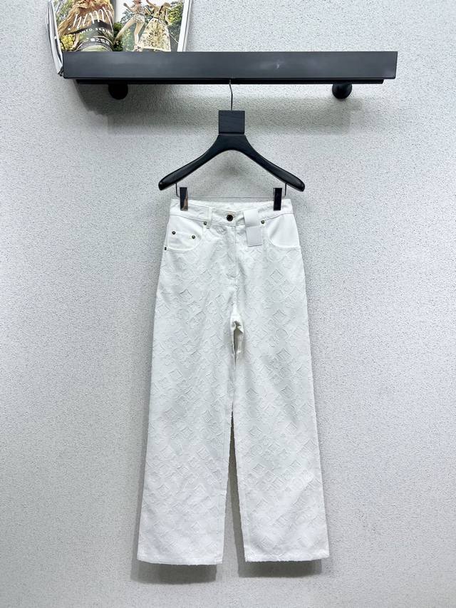 l A Series Of Jacquard Denim Trousers. The Whole Series Is So Beautiful. The
