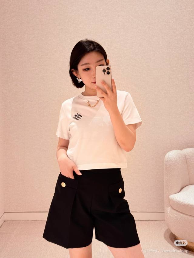 louis Vuitto*2025 New Letter Embroidered Short Sleeves Customized Yb Merceriz